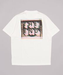 【Paul Smith】Tシャツ The Endプリント コットン ホワイト ピマフライス クルーネック アンダーTシャツ（ホワイト