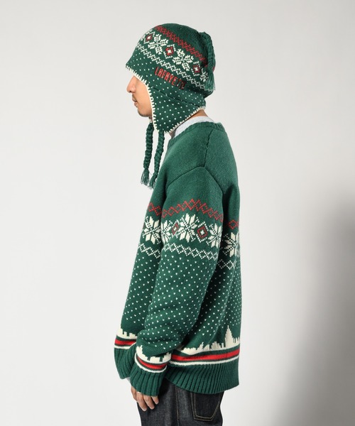 LFYT（エルエフワイティー）の「LFYT ラファイエット [Lafayette] - シティ スケープ セーター ニット [CITY SCAPE SWEATER] LA220402（ニット/セーター・メンズ・グリーン/ナチュラル/ネイビー・MEDIUM/LARGE/XX-LARGE/X-LARGE）」の21枚目の写真