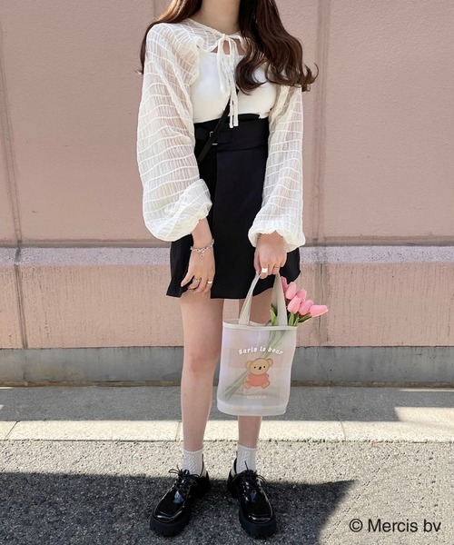 Heather(ヘザー)の「ミッフィー/miffy/メッシュバケツBAG 156885(トートバッグ・レディース・ホワイト系その他/ベージュ系その他・ONE SIZE)」の2枚目の写真