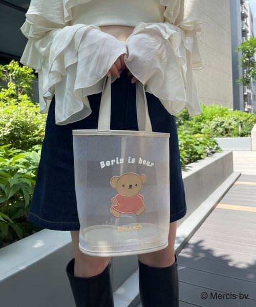Heather(ヘザー)の「ミッフィー/miffy/メッシュバケツBAG 156885(トートバッグ・レディース・ホワイト系その他/ベージュ系その他・ONE SIZE)」の3枚目の写真