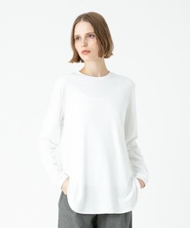 allureville | ベーシックラウンドヘムロングスリーブT(Tシャツ/カットソー)