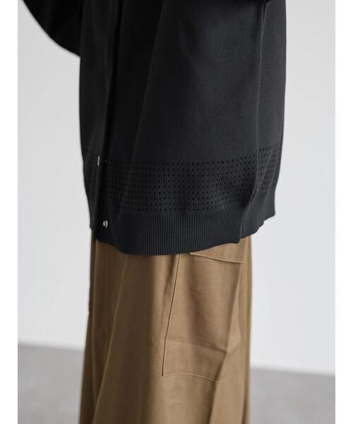 rem closet(レムクローゼット)の「前後2wayウォッシャブルエアリーニット(ニット/セーター・レディース・クリーム/ブラック/ロイヤルブルー・FREE)」の9枚目の写真