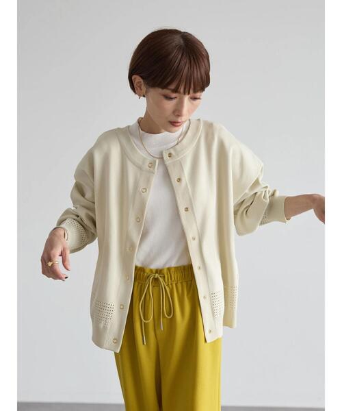 rem closet(レムクローゼット)の「前後2wayウォッシャブルエアリーニット(ニット/セーター・レディース・クリーム/ブラック/ロイヤルブルー・FREE)」の16枚目の写真