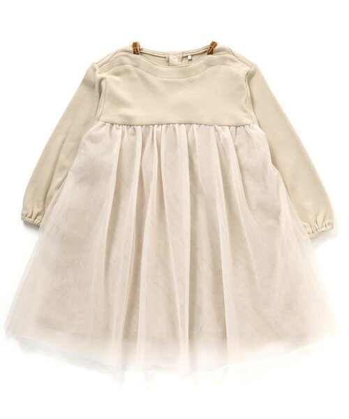 Seraph（セラフ）の「チュールワンピース（ワンピース・キッズ・ブラック/ベージュ/ブラウン・90/100/110/120/80/130/95/140）」の15枚目の写真