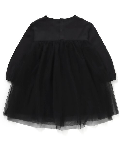 Seraph（セラフ）の「チュールワンピース（ワンピース・キッズ・ブラック/ベージュ/ブラウン・90/100/110/120/80/130/95/140）」の6枚目の写真