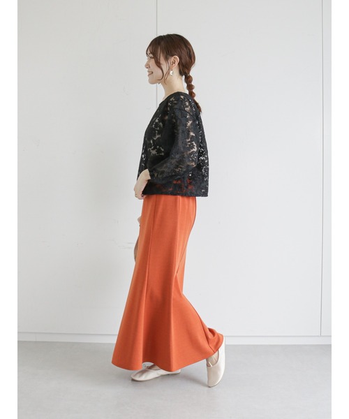 ehka sopo(エヘカソポ)の「前後着レースブラウス(シャツ/ブラウス・レディース・ブラック/ブラウン/オフホワイト/キナリ・フリ-)」の19枚目の写真