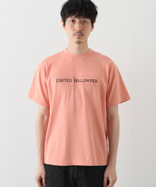 WESTOVERALLS（ウエストオーバーオールズ）の「【WESTOVERALLS / ウェストオーバーオールズ】UWP PRINT T-SHIRTS（Tシャツ/カットソー・メンズ・ブラック/ピンク・MEDIUM）」の4枚目の写真