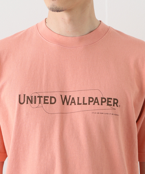 WESTOVERALLS（ウエストオーバーオールズ）の「【WESTOVERALLS / ウェストオーバーオールズ】UWP PRINT T-SHIRTS（Tシャツ/カットソー・メンズ・ブラック/ピンク・MEDIUM）」の7枚目の写真
