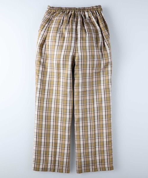 HONEYSUCKLE ROSE(ハニーサックルローズ)の「【HONEYSUCKLE ROSE】チェックイージートラウザーパンツ(スラックス・レディース・ダークブラウン/ベージュ/オリーブ・M/L)」の5枚目の写真