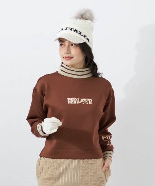 FILA GOLF(フィラゴルフ )の「【FILA GOLF:フィラゴルフ】プルオーバー(その他トップス・レディース・ブラック/ブラウン/ライトグレー・SMALL/MEDIUM/LARGE)」の3枚目の写真