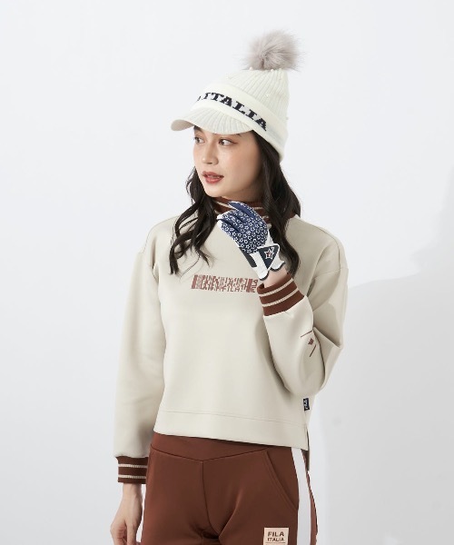 FILA GOLF(フィラゴルフ )の「【FILA GOLF:フィラゴルフ】プルオーバー(その他トップス・レディース・ブラック/ブラウン/ライトグレー・SMALL/MEDIUM/LARGE)」の2枚目の写真