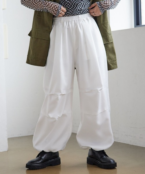 PBLIM（ページボーイリム）の「PAGEBOYLIM/カラースノーパンツ（その他パンツ・レディース・ブラック/オフホワイト/イエロー・FREE）」の5枚目の写真