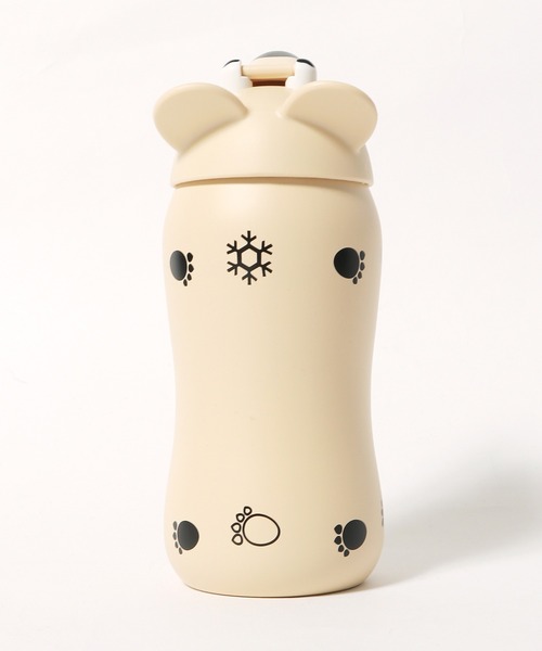 thermo mug（サーモ マグ）の「thermo mug/サーモマグ ANIMAL BOTTLE BEAR Parker 水筒（水筒・キッズ・ブラウン/ネイビー/アイボリー/レッド・ONE SIZE）」の13枚目の写真
