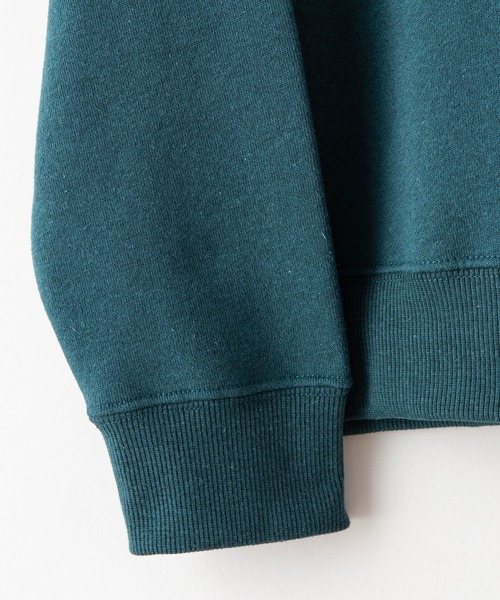 Blue Standard (ブルースタンダード)の「【BLUE STANDARD/ブルースタンダード】11oz 裏起毛 カレッジ ベースボール 刺繍 ワッペン クルー トレーナー スウェット(スウェット・メンズ・ブラック/ダークブルー/ホワイト/杢グレー/ダークグリーン・MEDIUM/X-LARGE/LARGE)」の11枚目の写真