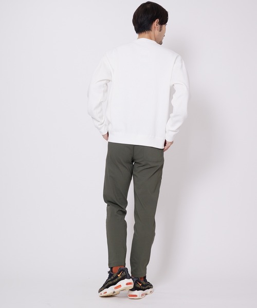 Blue Standard (ブルースタンダード)の「【BLUE STANDARD/ブルースタンダード】11oz 裏起毛 カレッジ ベースボール 刺繍 ワッペン クルー トレーナー スウェット(スウェット・メンズ・ブラック/ダークブルー/ホワイト/杢グレー/ダークグリーン・MEDIUM/X-LARGE/LARGE)」の19枚目の写真