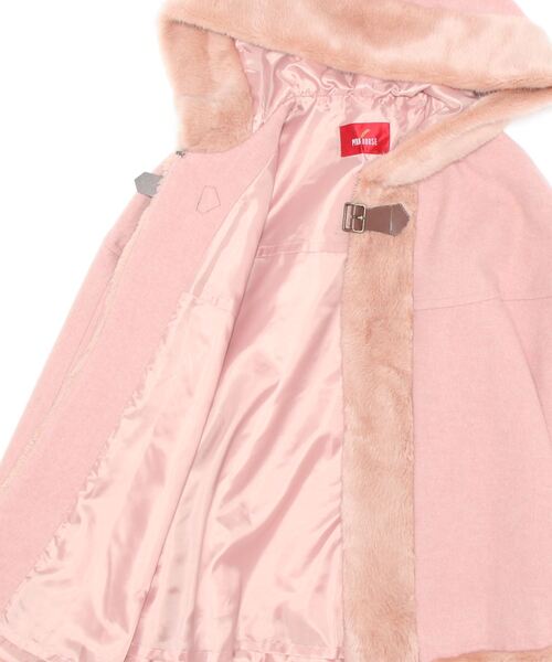 PINK HOUSE(ピンクハウス)の「ウールモッサポンチョ(ポンチョ・レディース・ピンク/ボルドー・フリー)」の18枚目の写真