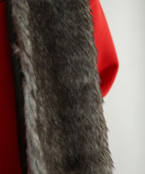 SENSE OF PLACE by URBAN RESEARCH(センスオブプレイスバイアーバンリサーチ)の「『ユニセックス』フェイクファーベスト(ベスト・メンズ・ブラウン/ブラック・ONE)」の15枚目の写真