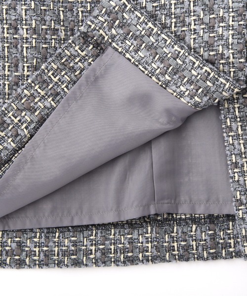 PROPORTION BODY DRESSING(プロポーションボディドレッシング)の「フェミニンツイードタイトスカート / 1212220015(スカート・レディース・ホワイト系その他/ネイビー/ブルー・MEDIUM/SMALL)」の17枚目の写真