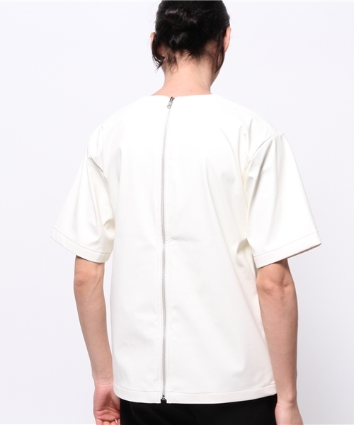 603（ロクマルサン）の「603 PVCバックZIPカットソー（Tシャツ/カットソー・メンズ・ホワイト/ブラック/ライトブラウン・FREE）」の10枚目の写真