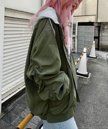 フェイクスエードMA-1