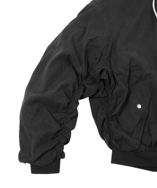 Figments（フィグメンツ）の「フェイクスエードMA-1（MA-1・レディース・ブラック/カーキ/グレー・FREE）」の11枚目の写真