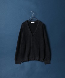 Stripe Pattern Knit Cardigan/ストライプ ルーズニットカーディガン