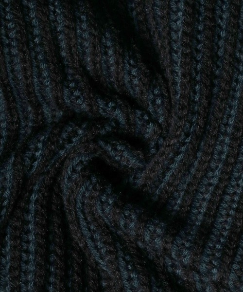 ANPAS(アンパス)の「Stripe Pattern Knit Cardigan/ストライプ ルーズニットカーディガン(カーディガン/ボレロ・メンズ・ブラック/ダークグリーン/グレイッシュベージュ・LL/M/L)」の16枚目の写真