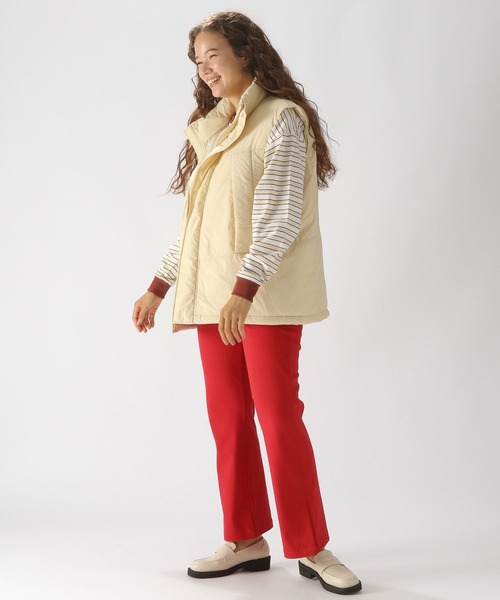 niko and...（ニコアンド）の「2WAYスピンドルベスト（ダウンベスト・レディース・ブラウン/ブラック・MEDIUM/LARGE）」の8枚目の写真