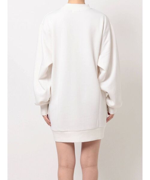 EVRIS（エヴリス）の「BIGシルエットスウェットワンピース（ワンピース・レディース・ブラック/ホワイト・FREE）」の16枚目の写真