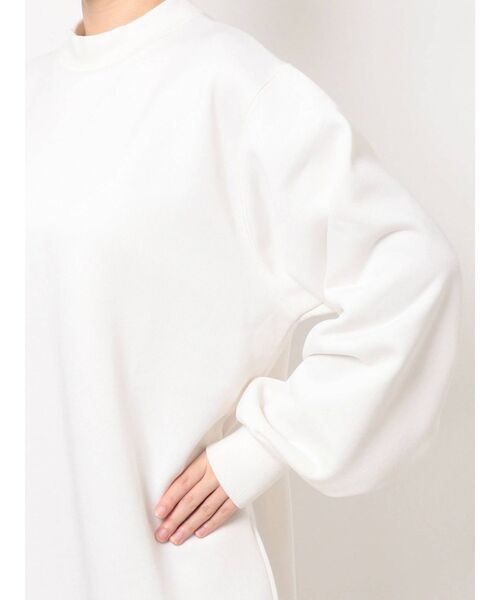 EVRIS（エヴリス）の「BIGシルエットスウェットワンピース（ワンピース・レディース・ブラック/ホワイト・FREE）」の18枚目の写真