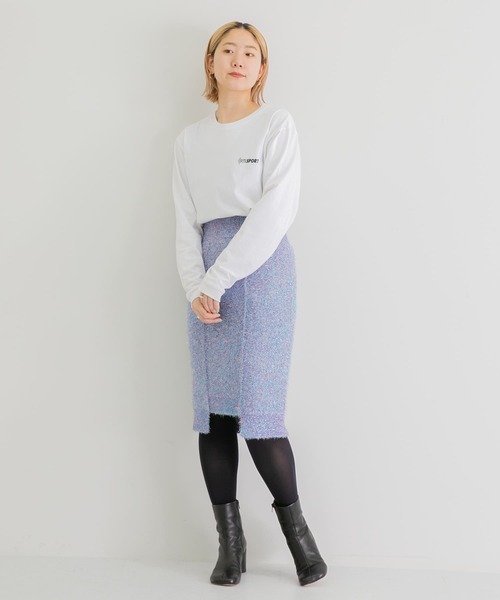iI（アイ）の「iI　glitter knit skirt（スカート・レディース・ミント/キャメル/ピンク系その他/ブラック系その他・FREE）」の14枚目の写真