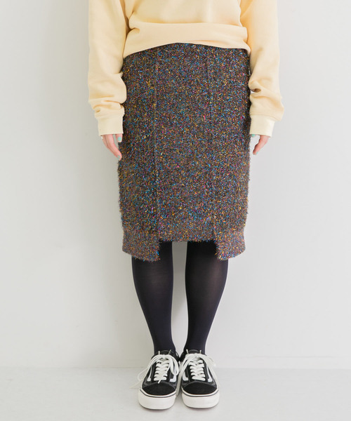 iI（アイ）の「iI　glitter knit skirt（スカート・レディース・ミント/キャメル/ピンク系その他/ブラック系その他・FREE）」の19枚目の写真