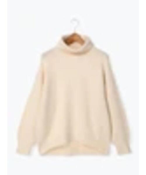 Lugnoncure（ルノンキュール）の「ふわふわ天竺トップス（ニット/セーター・レディース・ピンク/モカ/ブルー/オフホワイト・ﾌﾘ-）」の13枚目の写真