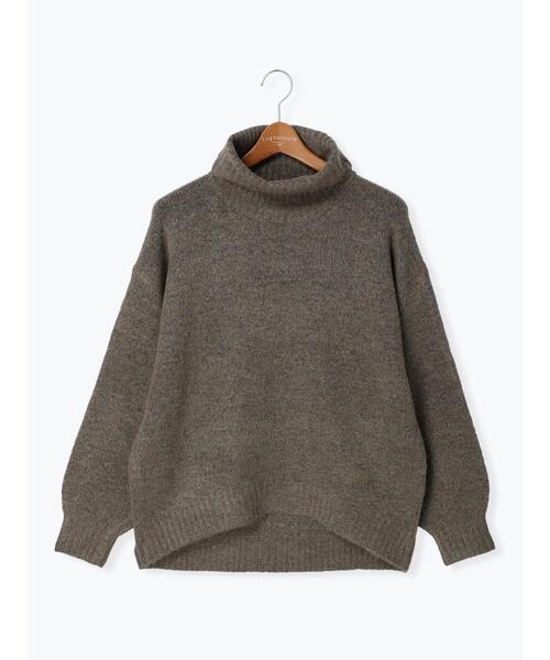 Lugnoncure（ルノンキュール）の「ふわふわ天竺トップス（ニット/セーター・レディース・ピンク/モカ/ブルー/オフホワイト・ﾌﾘ-）」の14枚目の写真