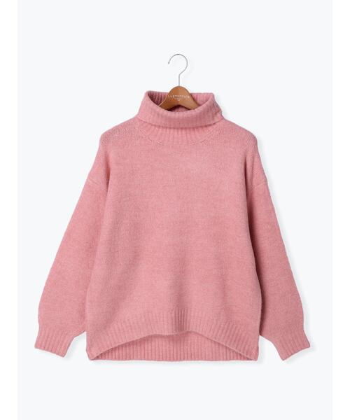 Lugnoncure（ルノンキュール）の「ふわふわ天竺トップス（ニット/セーター・レディース・ピンク/モカ/ブルー/オフホワイト・ﾌﾘ-）」の15枚目の写真