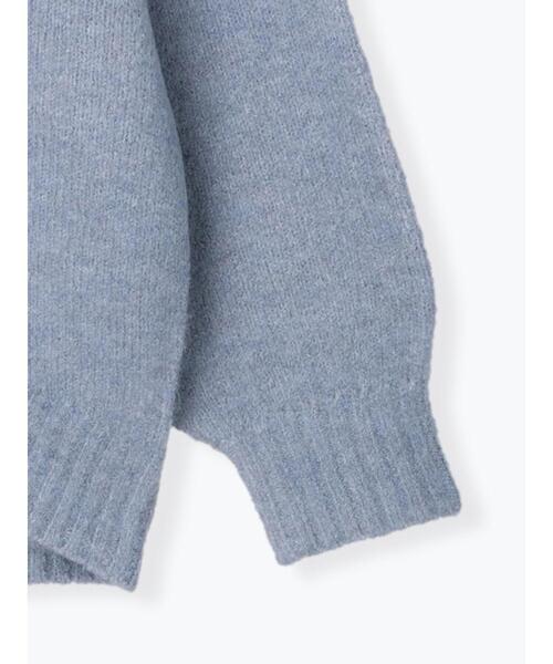 Lugnoncure（ルノンキュール）の「ふわふわ天竺トップス（ニット/セーター・レディース・ピンク/モカ/ブルー/オフホワイト・ﾌﾘ-）」の19枚目の写真