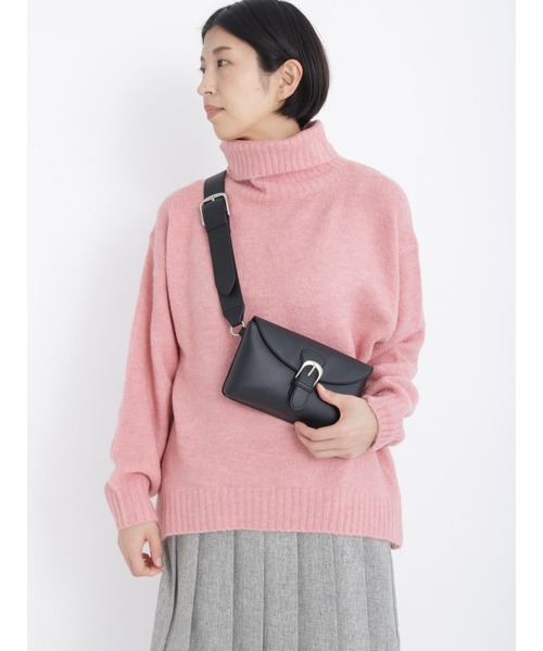 Lugnoncure（ルノンキュール）の「ふわふわ天竺トップス（ニット/セーター・レディース・ピンク/モカ/ブルー/オフホワイト・ﾌﾘ-）」の4枚目の写真