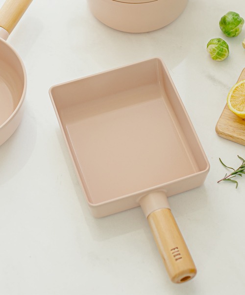 FIKAピーチピンク卵焼き器フライパン15cm（鍋/フライパン）｜FIKA（フィカ）