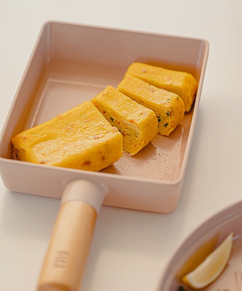 FIKAピーチピンク卵焼き器フライパン15cm（鍋/フライパン）｜FIKA（フィカ）