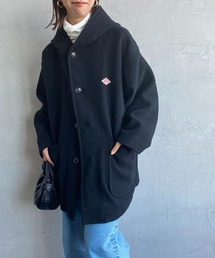 [DANTON/ダントン] ウールパイル フーデッドコート