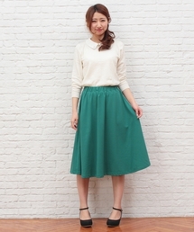 THE EMPORIUM | ジャカードチェックミモレ丈スカート(スカート)