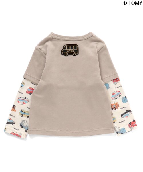 BIT'Z（ビッツ）の「トミカコラボTシャツ（Tシャツ/カットソー・キッズ・ベージュ/イエロー/エメラルド・80/90/100/110/120/95）」の4枚目の写真