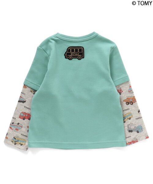 BIT'Z（ビッツ）の「トミカコラボTシャツ（Tシャツ/カットソー・キッズ・ベージュ/イエロー/エメラルド・80/90/100/110/120/95）」の5枚目の写真