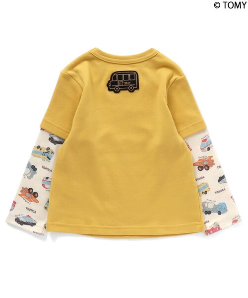 BIT'Z（ビッツ）の「トミカコラボTシャツ（Tシャツ/カットソー・キッズ・ベージュ/イエロー/エメラルド・80/90/100/110/120/95）」の6枚目の写真
