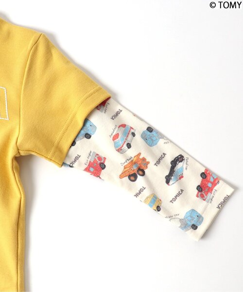 BIT'Z（ビッツ）の「トミカコラボTシャツ（Tシャツ/カットソー・キッズ・ベージュ/イエロー/エメラルド・80/90/100/110/120/95）」の10枚目の写真