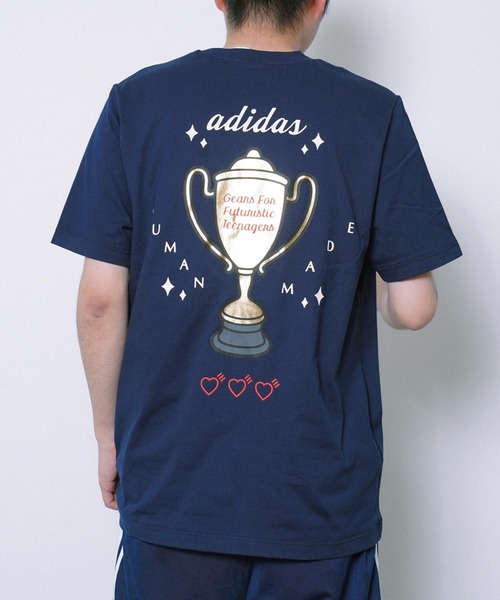 【セール】adidas HM/アディダスバイヒューマンメイド/ GRAPHIC TEE GV4340（Tシャツ/カットソー）｜adidas