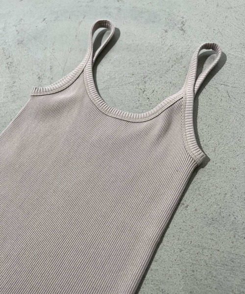 BABYLONE（バビロン）の「マルドウタンク（タンクトップ・レディース・アイボリー/チャコールグレー/グレー系その他/ライトベージュ・フリー）」の4枚目の写真