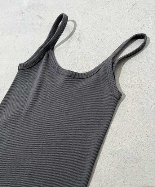 BABYLONE（バビロン）の「マルドウタンク（タンクトップ・レディース・アイボリー/チャコールグレー/グレー系その他/ライトベージュ・フリー）」の3枚目の写真