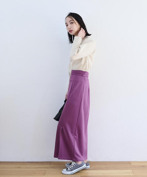 FREE'S MART（フリーズマート）の「【Sシリーズ対応】◆ベルト付きナロースカート（スカート・レディース・ピンク/ブラック/ホワイト・X-SMALL/SMALL/MEDIUM）」の7枚目の写真