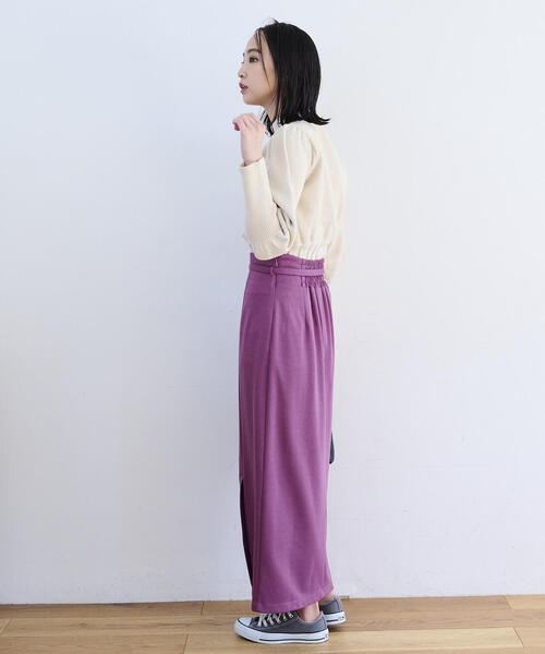 FREE'S MART（フリーズマート）の「【Sシリーズ対応】◆ベルト付きナロースカート（スカート・レディース・ピンク/ブラック/ホワイト・X-SMALL/SMALL/MEDIUM）」の12枚目の写真